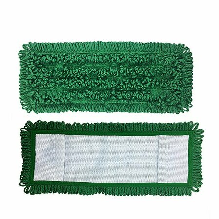 MONARCH BRANDS Mesh Backed Side Pocket Mop - Green 0, 120PK M880018G-MB-CS